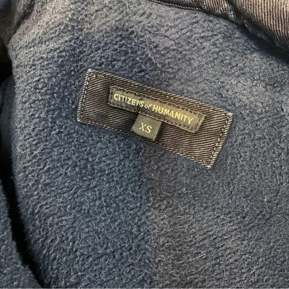 Citizens of Humanity Denim Hoodie Hybrid Jacket
